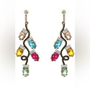 Elegant Multicolor Drop Earrings